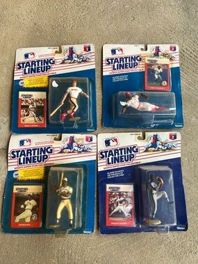 1988 Starting Lineup Angels Bundle Wally, George ,Dwight, & Vince Collectibles